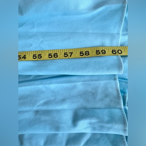 Vintage 70s Miss Hart California Blue Peasant Prairie Victorian Lace dress *Flaw - Picture 10 of 14